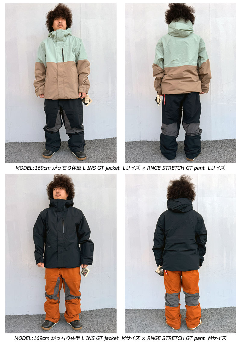 VOLCOM 24-25 VOLCOM/ボルコム L INS GORE-TEX jacket 着用説明