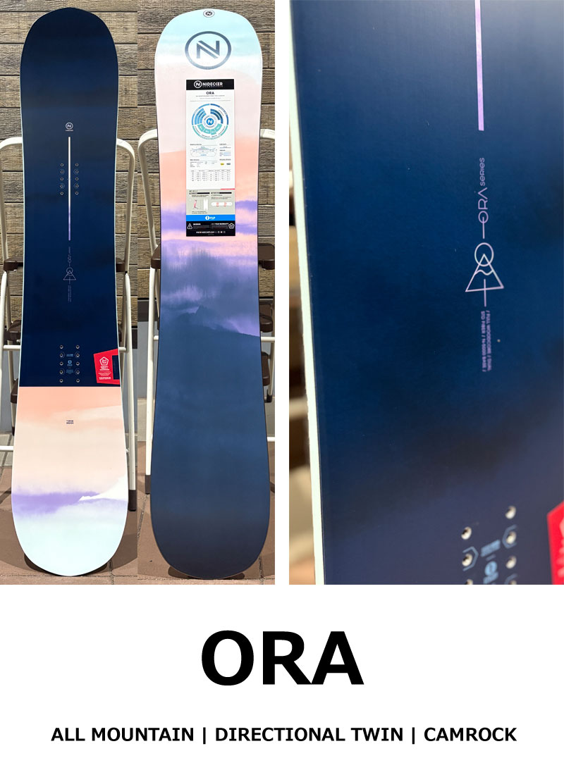 【❤︎レディース】 NIDECKER スノーボード 初心者応援セット 147cm NIDECKER 24-25 / ナイデッカー ORA オーラ レディース フリー