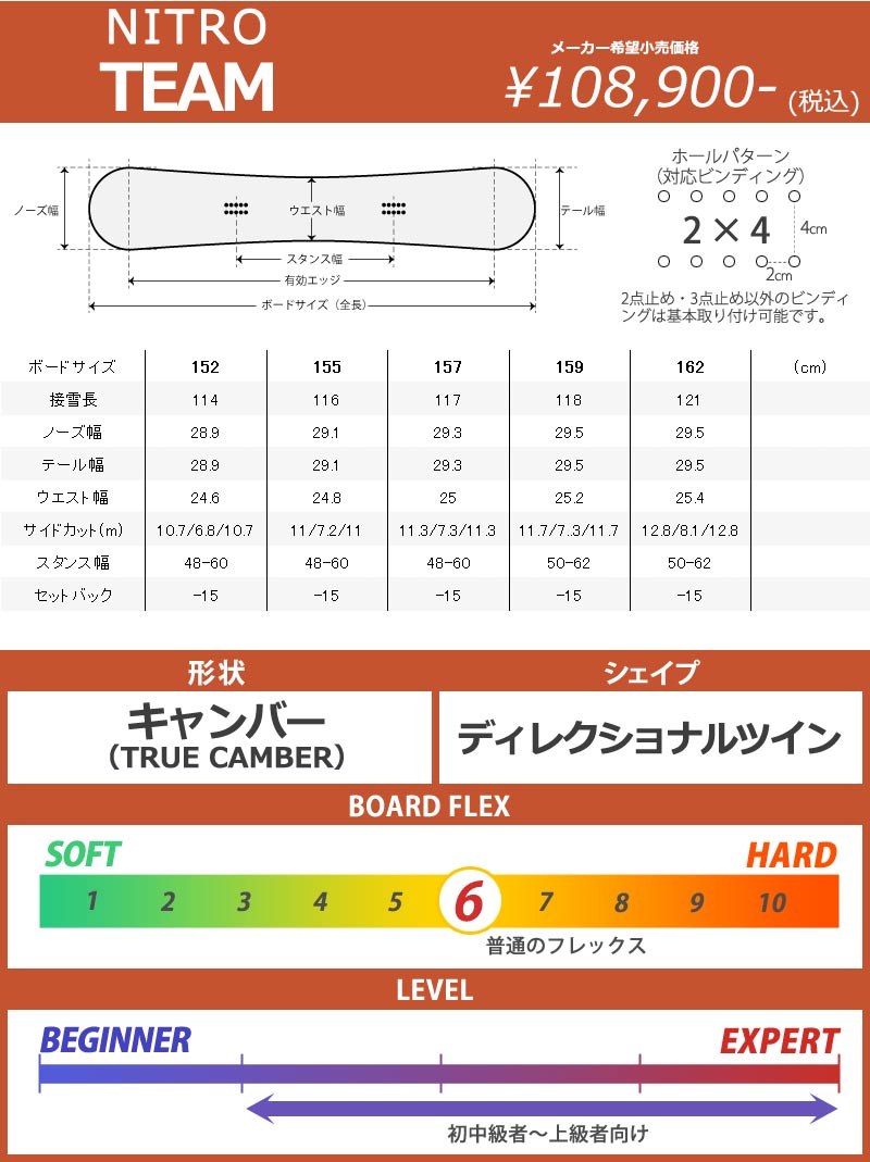 NITRO(スポーツ) 24-25 NITRO / ナイトロ TEAM チーム メンズ