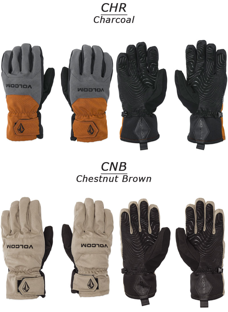 VOLCOM グローブ　ボルコム　スノーボード　5本指　HOWL　新品　未使用 VOLCOM（ボルコム） スノーグローブ メンズ V.CO NYLE GLOVE グローブ