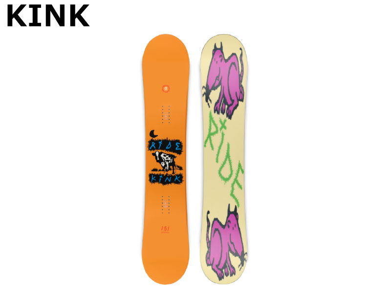 24-25 RIDE/ライド KINK キンク メンズ ジブ グラトリ スノーボード 板
