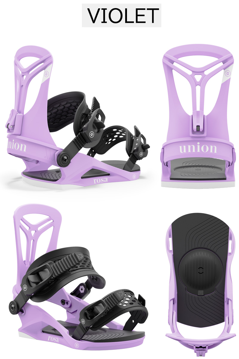 軽量！痛くならないバイン！UNION ROSA ユニオン　ローザ Rosa Women's Snowboard Binding | Union Binding Company