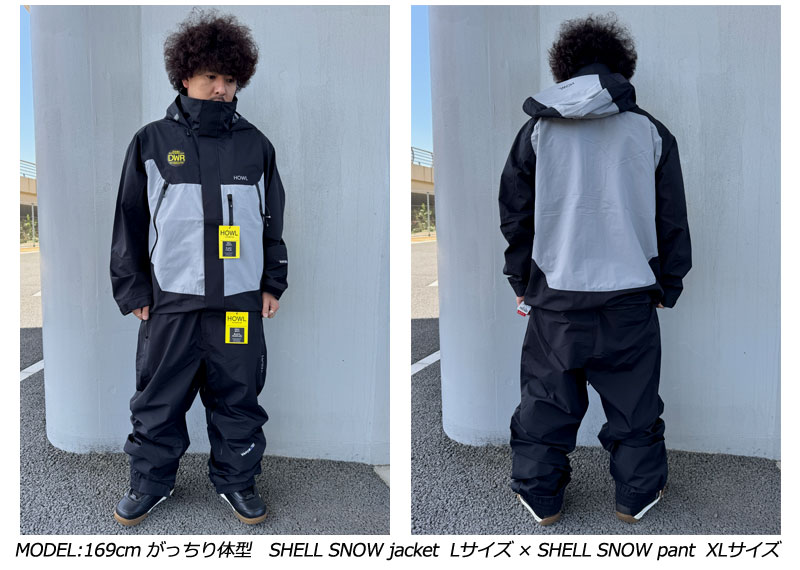 24-25 HOWL/ハウル SHELL SNOW jacket メンズ レディース 防水