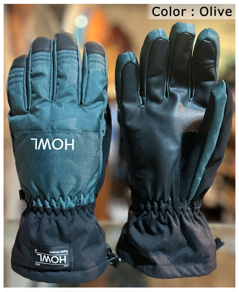 24-25 HOWL/ハウル TEAM glove グローブ 手袋 メンズ レディース