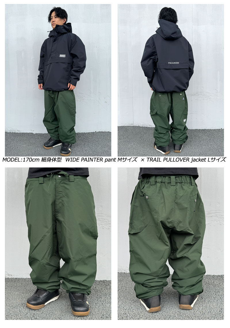 24-25 REPUBLIC & CO/リパブリック WIDE PAINTER pant メンズ