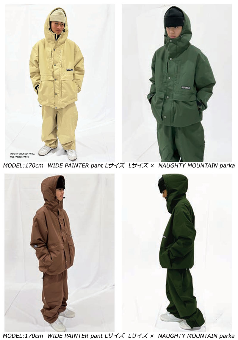 24-25 REPUBLIC & CO/リパブリック WIDE PAINTER pant メンズ