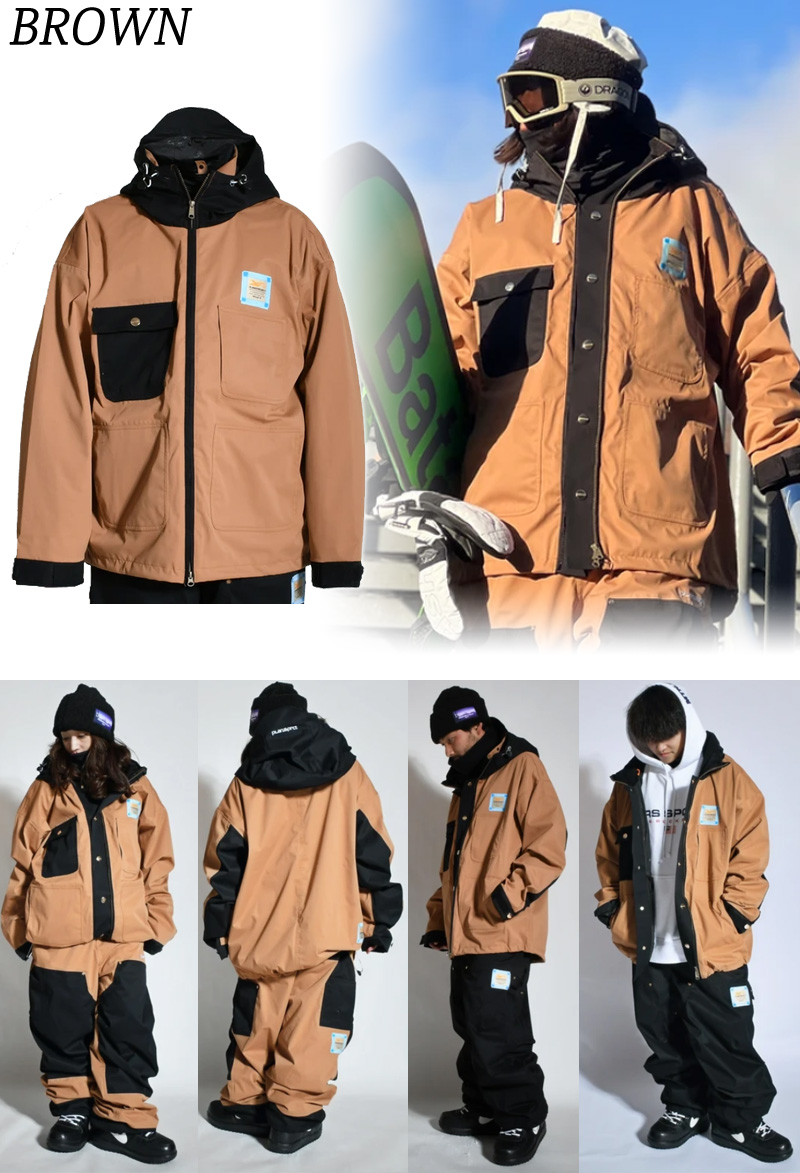 24-25 PLAN-B/プランビー WORKER jacket メンズ レディース 防水