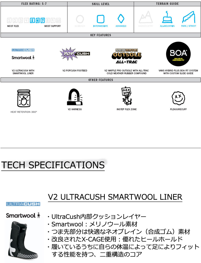 GRAY（グライ） 25-26 VANS/バンズ 30th Anniversary LUNA PRO