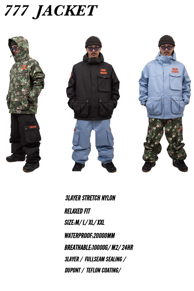 25-26 NOMADIK/ノマディック 777 jacket メンズ レディース 防水