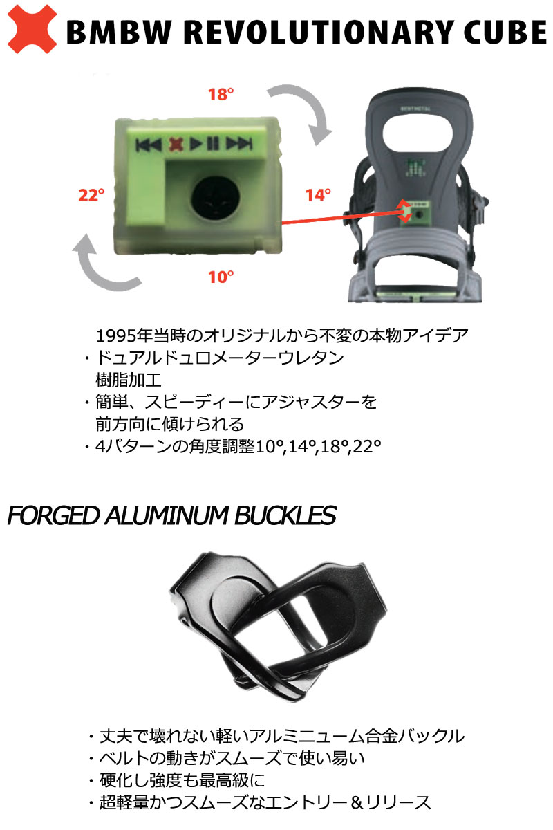 bentl メンズ　ビンディング 赤/白 Mサイズ　26-29cm bentl メンズ ビンディング 赤/白 Mサイズ 26-29cm bentl メンズ