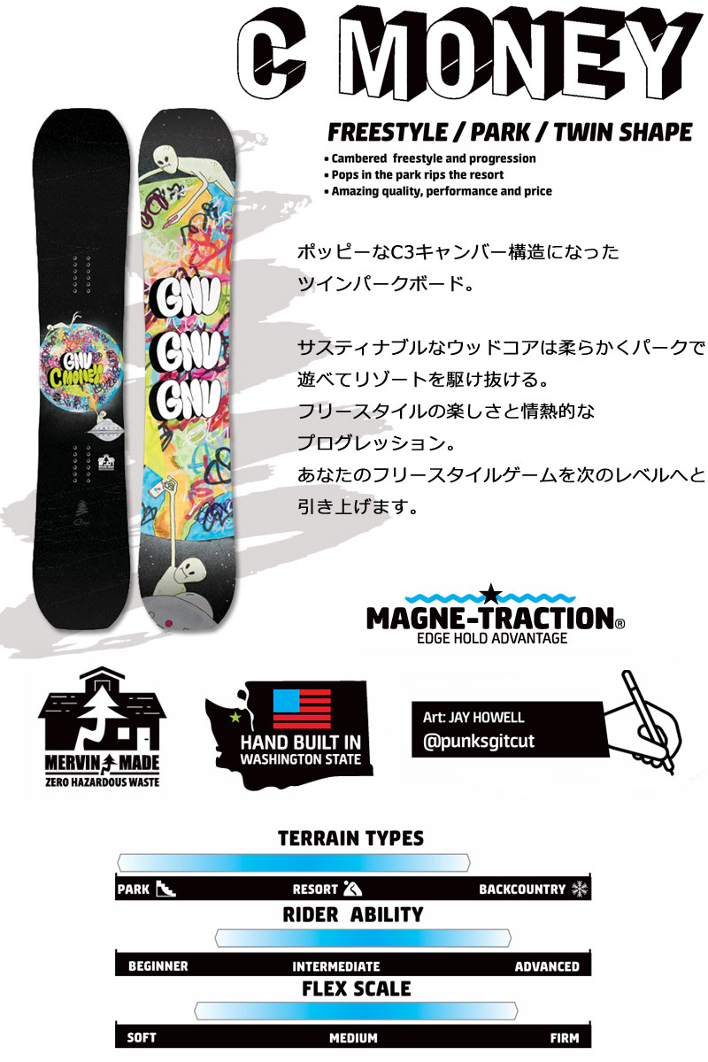 GNU Unicorn スノーボード板 楽天市場】25-26 グヌー スノーボード GNU GREMLIN グレムリン