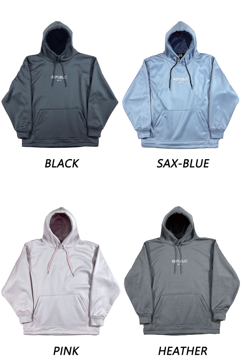 25-26 REPUBLIC&CO/リパブリック CLASSIC BONDING hoodie 着用説明動画