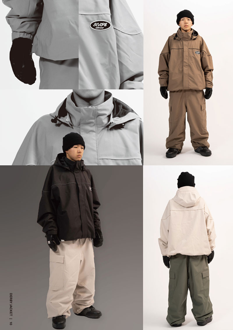 25-26 SCAPE/エスケープ DERBY jacket 着用説明動画 メンズ レディース