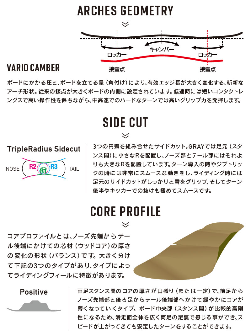 GRAY（グライ） 25-26 GRAY/グレイ TYCOON タイクーン メンズ