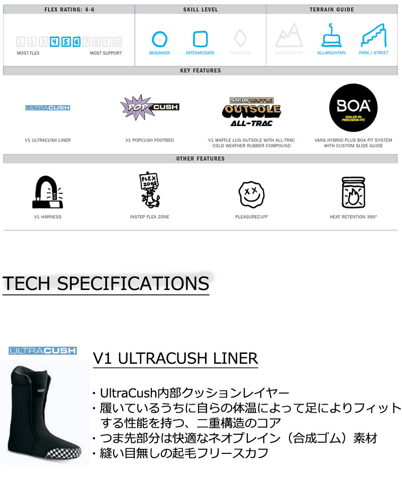 VANS（ヴァンズ） 25-26 VANS/バンズ INVADO OG インバード メンズ