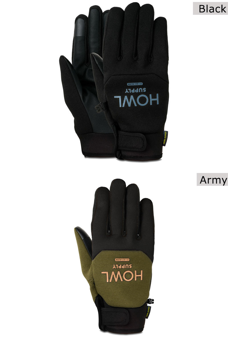 25-26 HOWL / ハウル JEEPSTER Glove パイプグローブ 手袋 メンズ