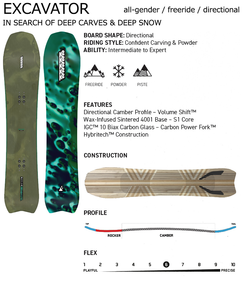 25-26 K2/ケーツー EXCAVATOR エクスカベーター メンズ レディース