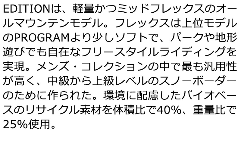 25-26 K2/ケーツー EDITION エディション メンズ レディース