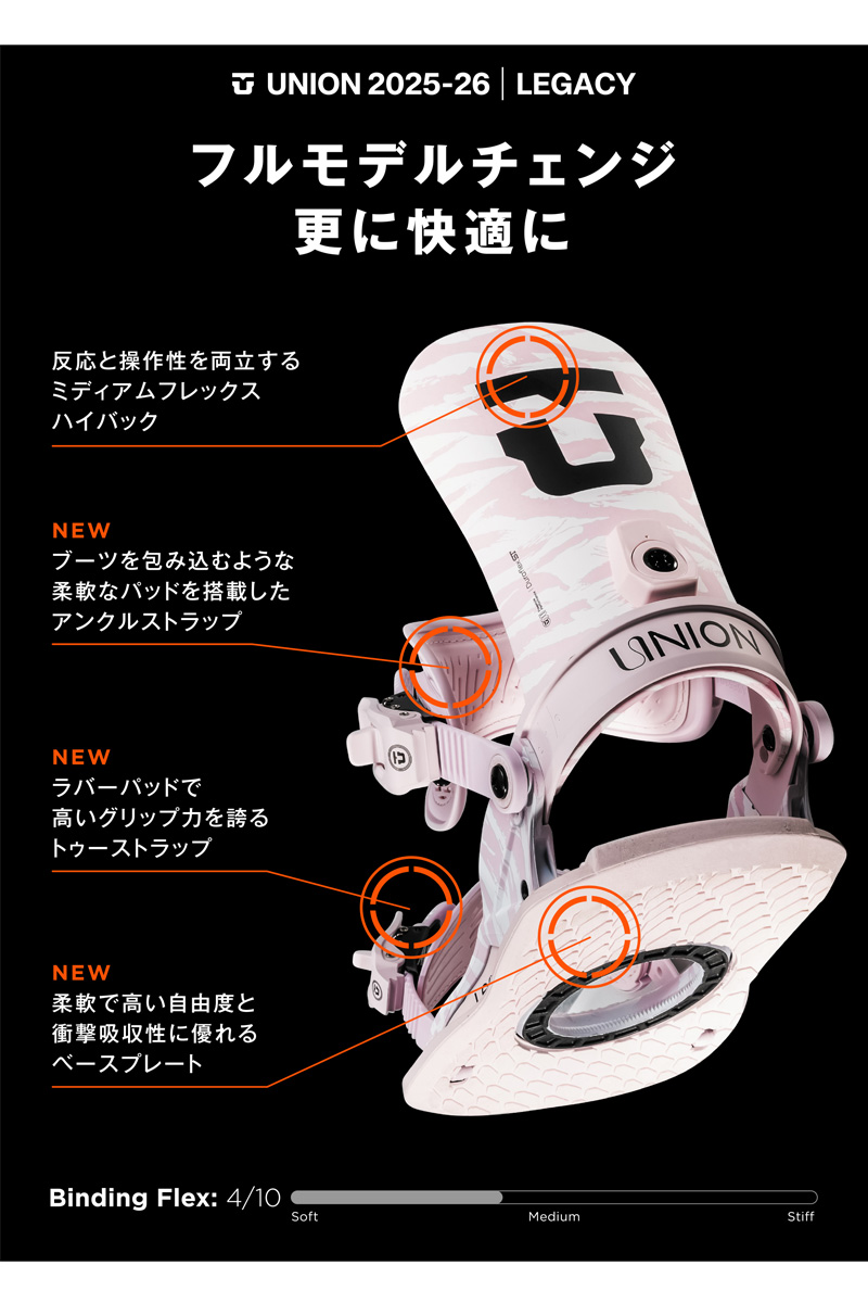 UNION BINDING 25-26 UNION/ユニオン LEGACY レガシー