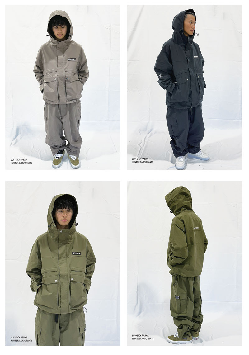 25-26 REPUBLIC&CO/リパブリック LUV・SIC parka 着用説明動画 メンズ