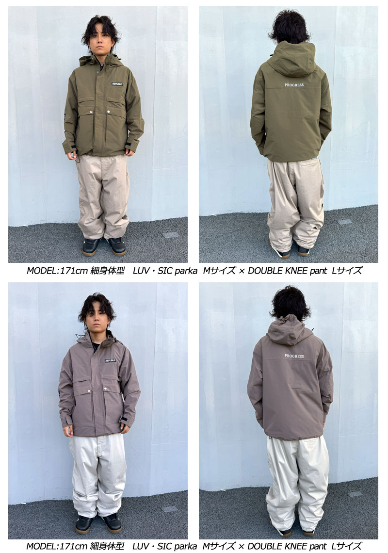 25-26 REPUBLIC&CO/リパブリック LUV・SIC parka 着用説明動画 メンズ
