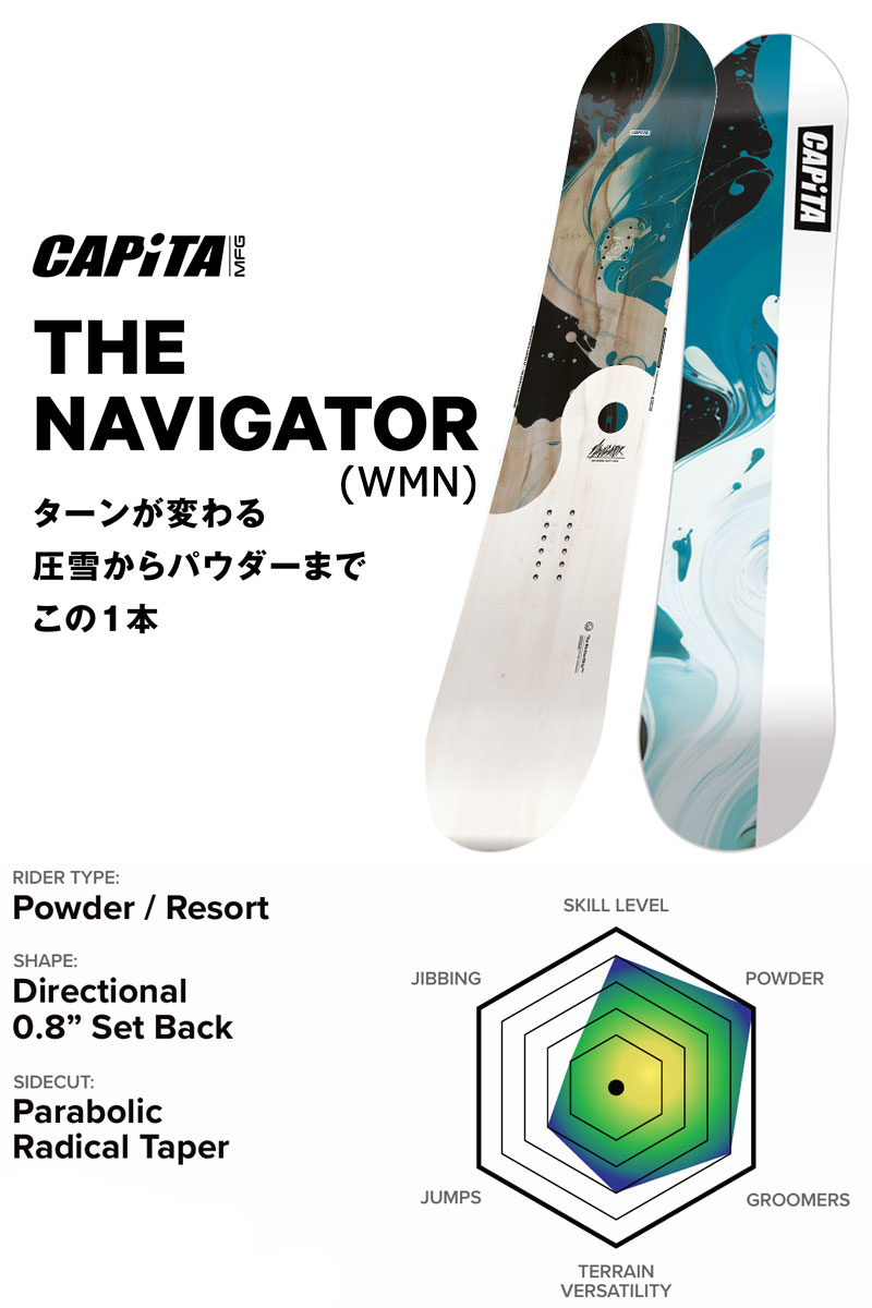 CAPITAWMN'S THE NAVIGATOR・キャピタ ナビゲーター】2024-2025
