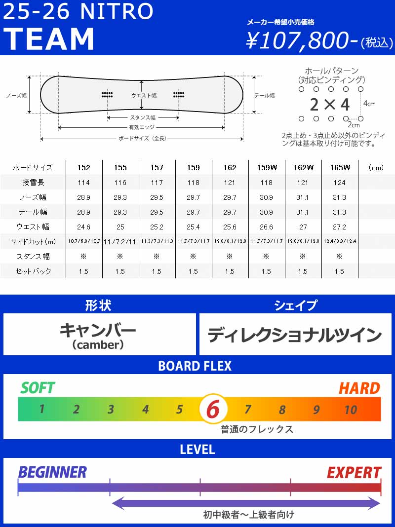 NITRO（ナイトロ） 25-26 NITRO/ナイトロ TEAM チーム メンズ