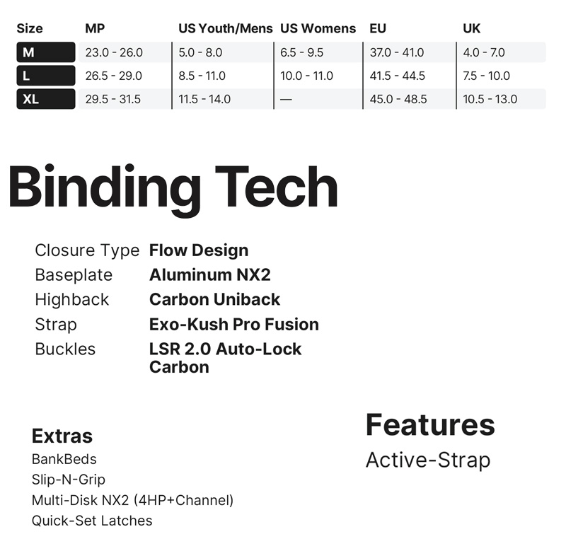 FLOW（フロー） 25-26 NIDECKER/ナイデッカー NX2 CARBON エヌエックス