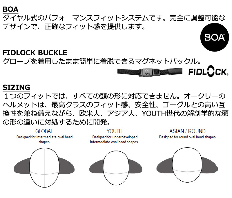 OAKLEY（オークリー） MOD1 ASIAN FIT ヘルメット アジアンフィット