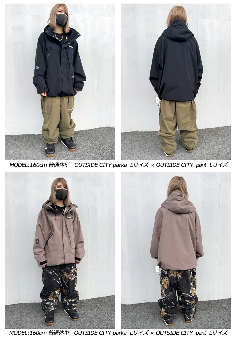 25-26 REPUBLIC&CO/リパブリック OUTSIDE CITY parka 着用説明動画
