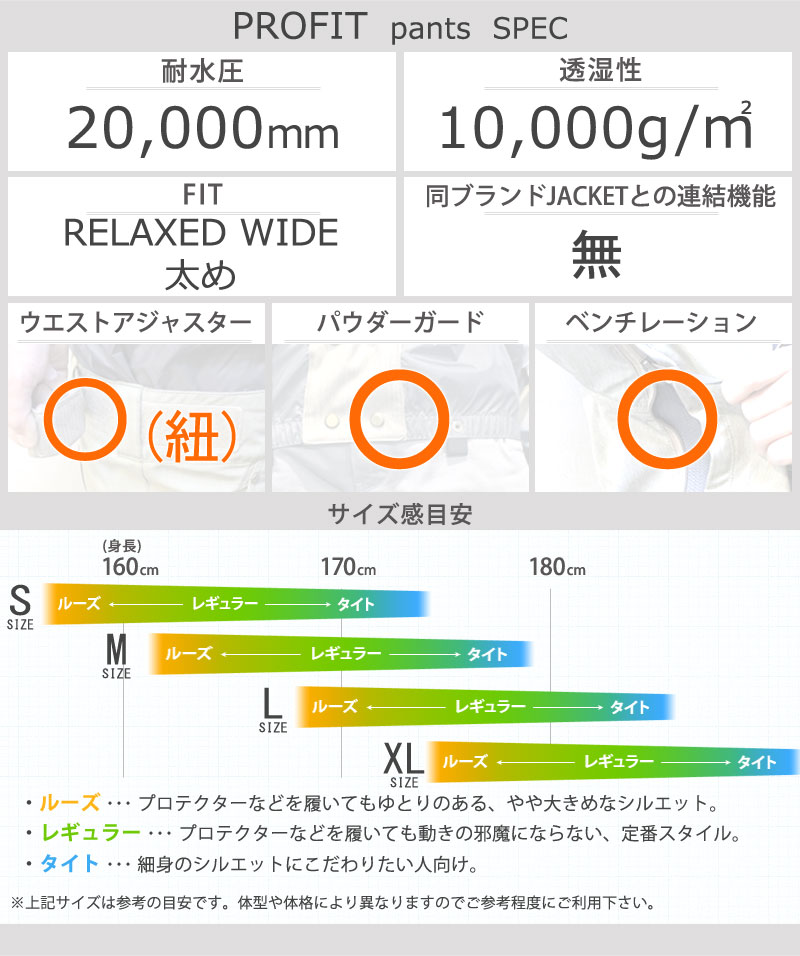 25-26 ROME/ローム PROFIT pant 着用説明動画 メンズ レディース 防水