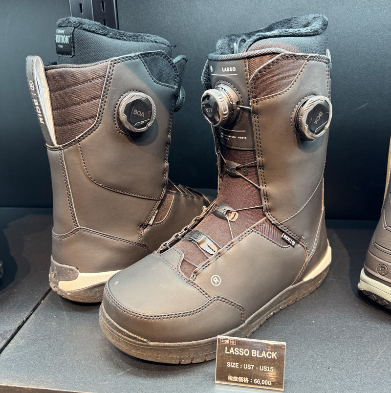 RIDE LASSO26.5ライド ラッソ スノーボードブーツ　ダブルボアboa 25-26 RIDE/ライド LASSO ラッソ メンズ レディース ブーツ ダブルボア