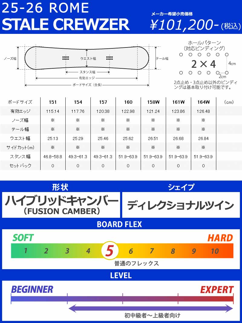 25-26 ROME/ローム STALE CREWZER ステールクルーザー メンズ
