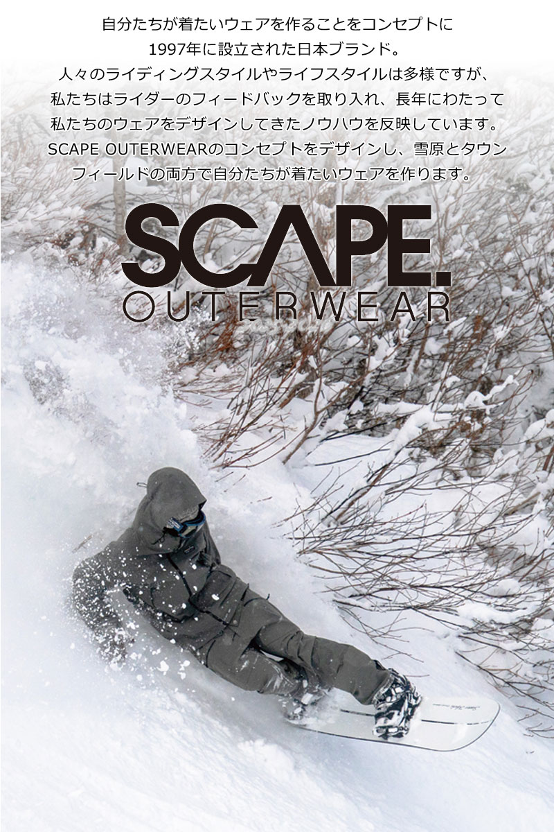 25-26 SCAPE/エスケープ DERBY jacket 着用説明動画 メンズ レディース