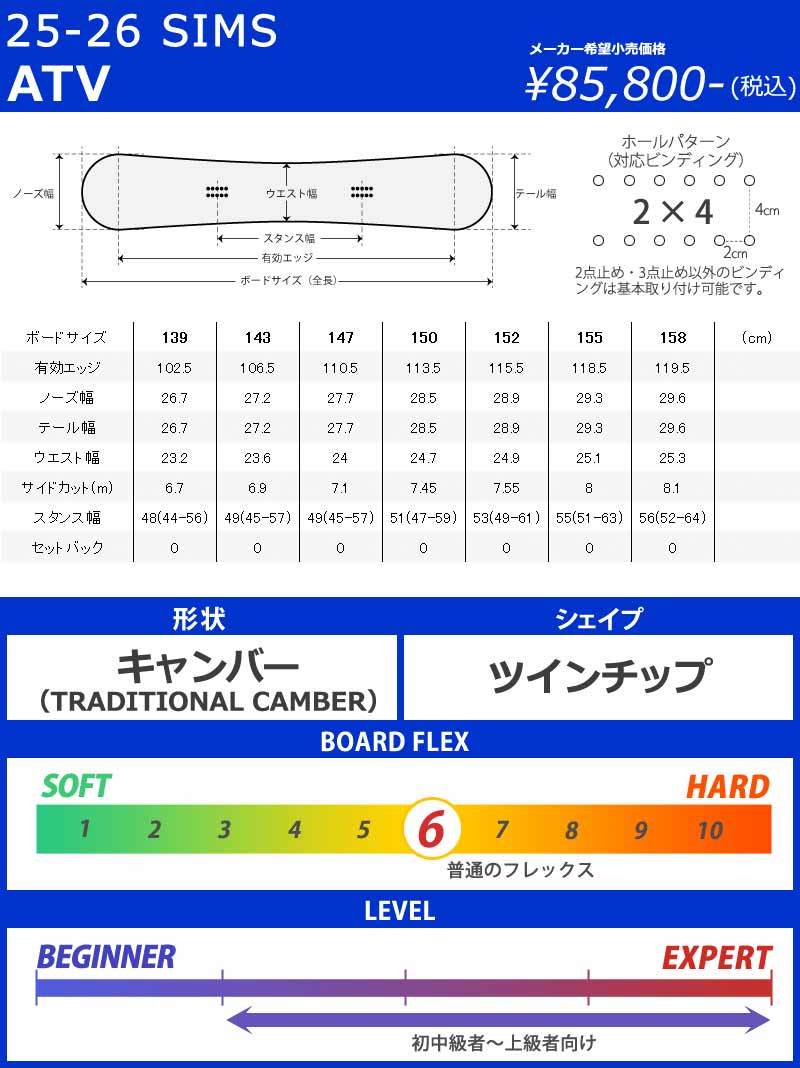 SIMS 25-26 SIMS/シムス ATV エーティブイ メンズ レディース