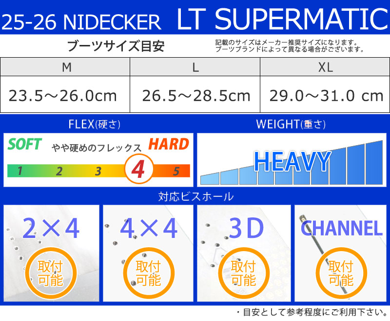 NIDECKER 【 NIDECKER SUPERMATIC 】 Black size M・L ・XL