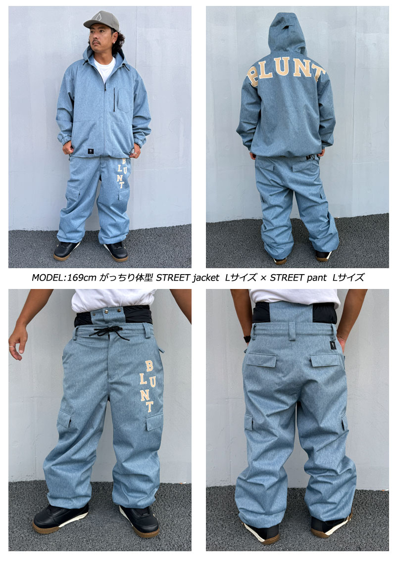 25-26 BLUNT/ブラント STREET pant 戸田真人 メンズ レディース 防水