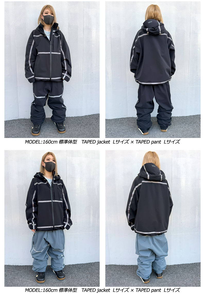 25-26 HOWL/ハウル TAPED jacket 着用説明動画 メンズ レディース 防水