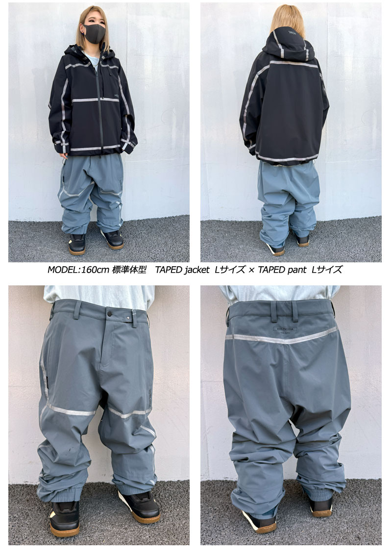 25-26 HOWL/ハウル TAPED pant 着用説明動画 メンズ レディース 防水