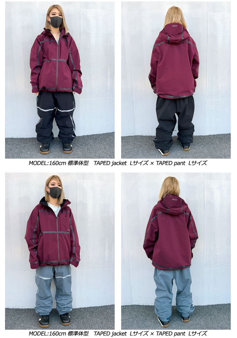 25-26 HOWL/ハウル TAPED pant 着用説明動画 メンズ レディース 防水