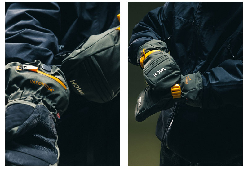 25-26 HOWL / ハウル TEAM+ Mitt ミトングローブ 手袋 メンズ