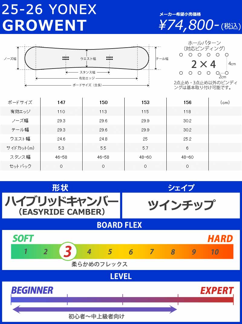 YONEX 25-26 YONEX/ヨネックス GROWENT グローエント メンズ
