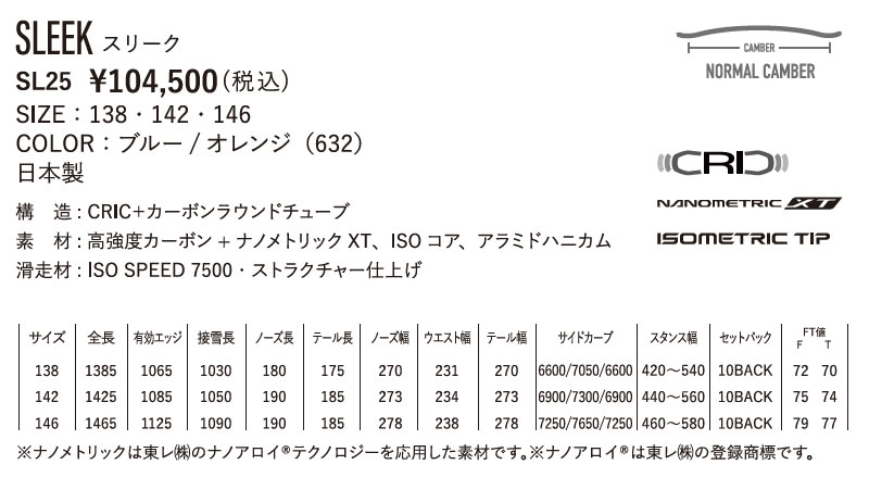 YONEX（ヨネックス） 25-26 YONEX/ヨネックス SLEEK スリーク