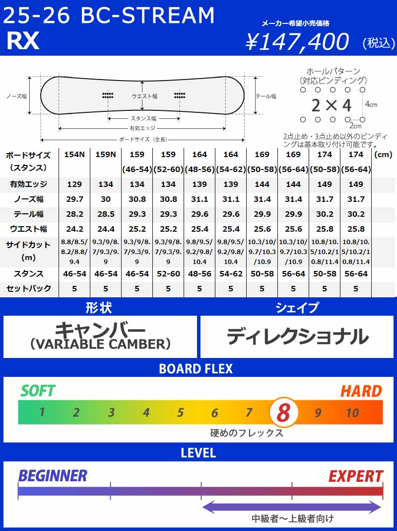 25-26 BC-STREAM / ビーシーストリーム RX アールエックス メンズ