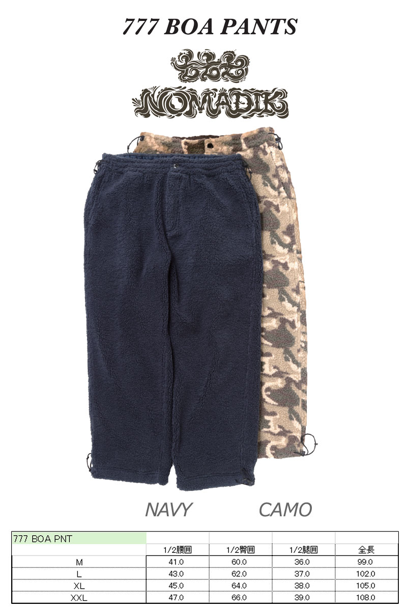 NOMADIK（ノマディック） 26-27 NOMADIK/ノマディック 777 BOA pants