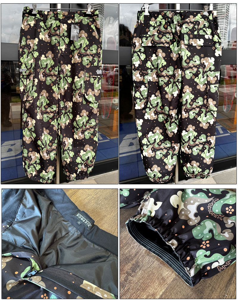 NOMADIK 777 スノーボードウェア パンツ グリーン NOMADIK（ノマディック） 26-27 NOMADIK/ノマディック 777 pant メンズ