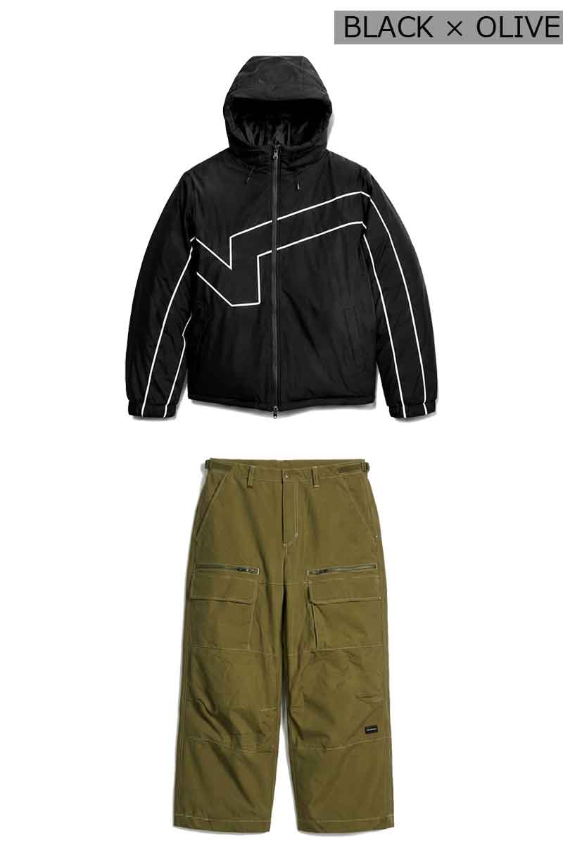 NOW 26-27 VANS/バンズ 90's BIGBLOCK jk EG CARGO SNOW pt setup 着用