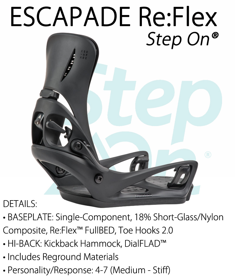 BURTON（バートン） 26-27 BURTON/バートン STEP ON ESCAPADE Re Flex