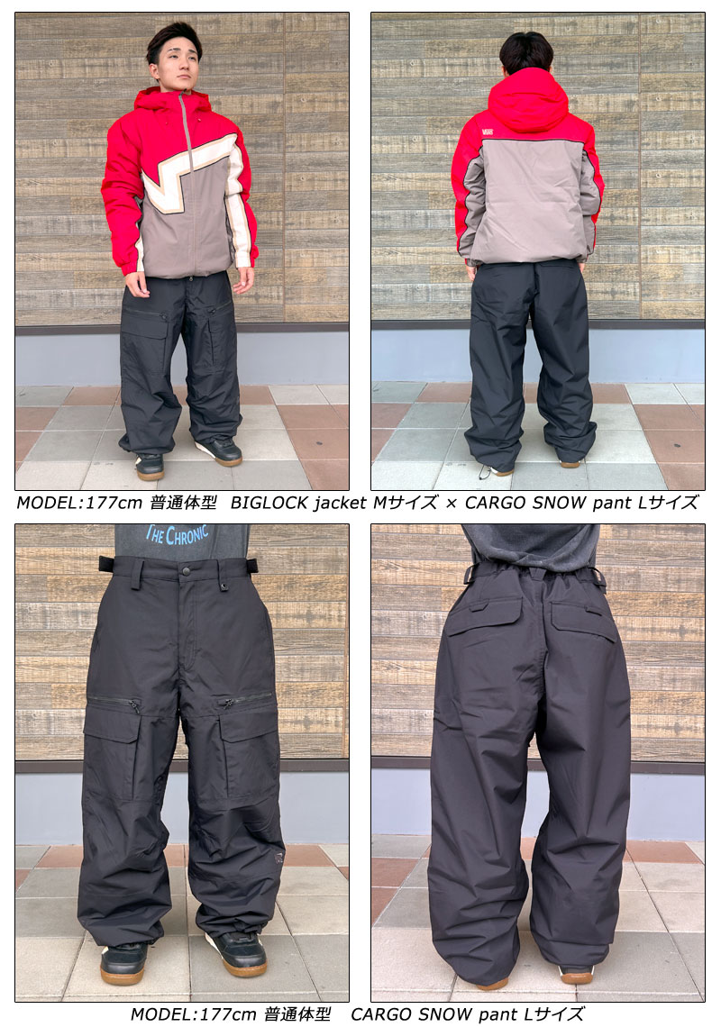 NOW 26-27 VANS/バンズ EG CARGO SNOW pant 着用動画 メンズ