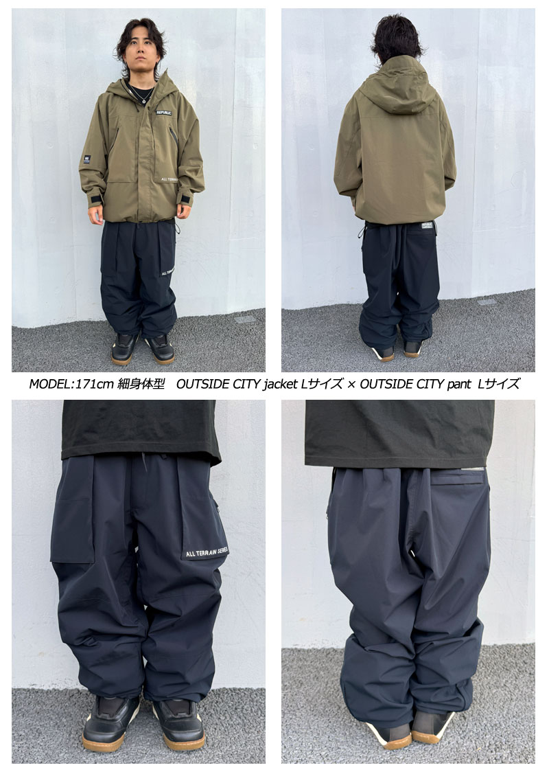 26-27 REPUBLIC&CO/リパブリック OUTSIDE CITY pant 着用動画 メンズ